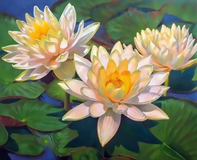 Amparo Miranda® Malování podle čísel Lotosový květ AM344