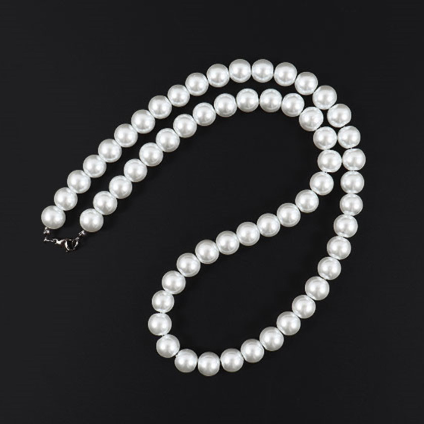 Amparo Miranda® Perlový náhrdelník P336, Průměr perel 10 mm, Délka 50 cm