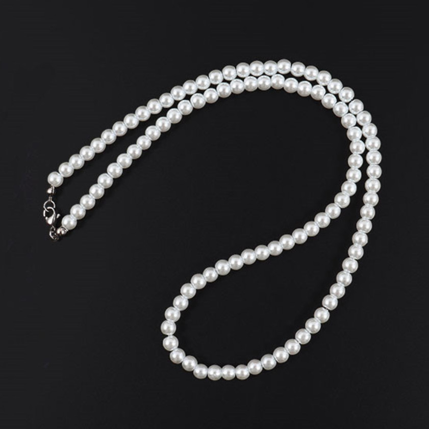 Amparo Miranda® Perlový náhrdelník P336, Průměr perel 6 mm, Délka 50 cm